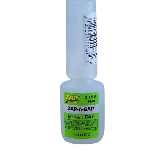 Zap a Gap Medium CA+ cyanoacrylate glue bottle
