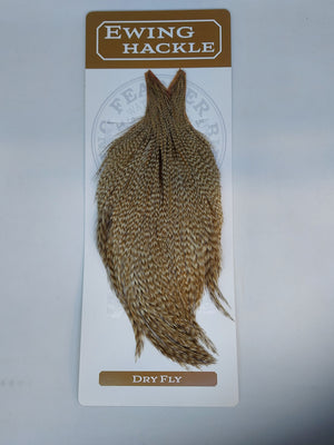 Ewing Barred  Dry Fly Cape  Barred Dun