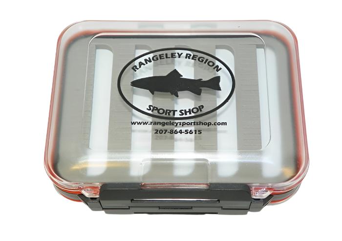 Two - Sided Fly Box -orange gasket - Rangeley Region Sports Shop