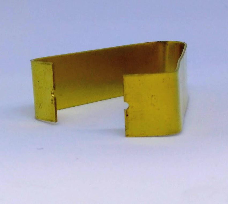Brassie hair packer metal clamp, U-shaped with two arms