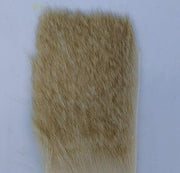 Deer hair X-caddis fly tying material, light tan hair tuft