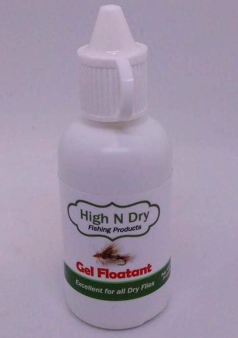 High N Dry gel floatant bottle with white cap and label