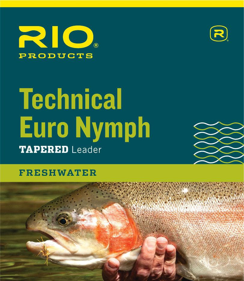 Rio Products Technical Euro Nymph tapered leader package, freshwater
