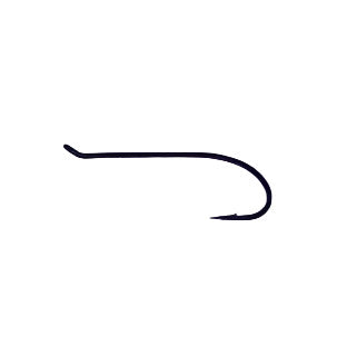 Heavy single-point salmon fishing hook (dark)