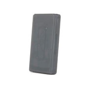 Tacky Daypack 2x storage panel, dark gray plastic with recessed handle detail