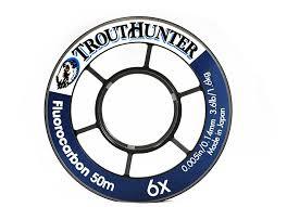 TroutHunter fluorocarbon tippet spool, 50 m, 6x