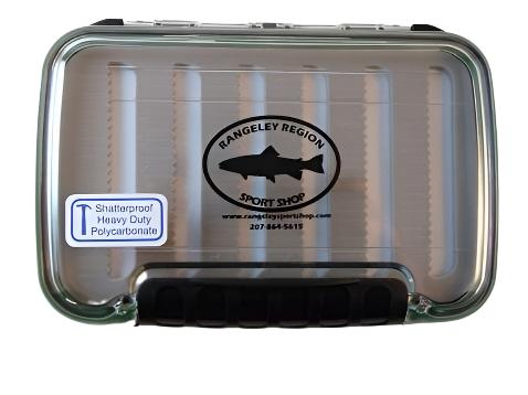 two sided waterproof fly box from Rangeley Maine fly fishing shop